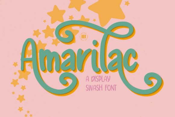 Amarilac: A Distinct Display Font for Elegant Branding