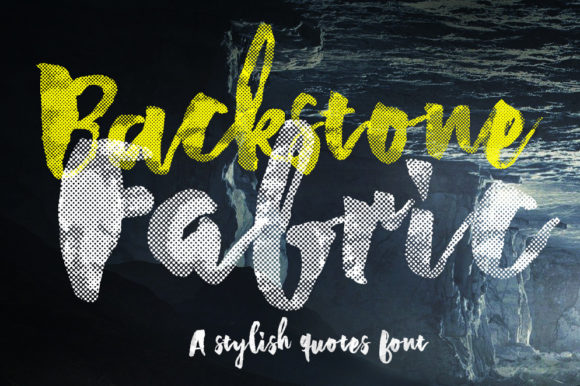 Backstone Fabric: A Bold Display Font for Branding