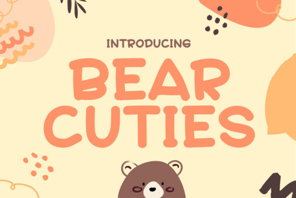 Bear Cuties: A Bold Display Font for Modern Web Design