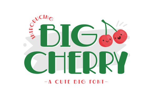 Big Cherry: A Playful Display Font for Web Design