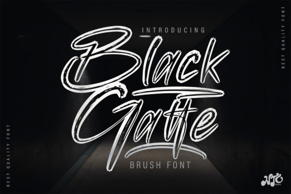 Black Gatte: A Bold Display Font for Editorial Design