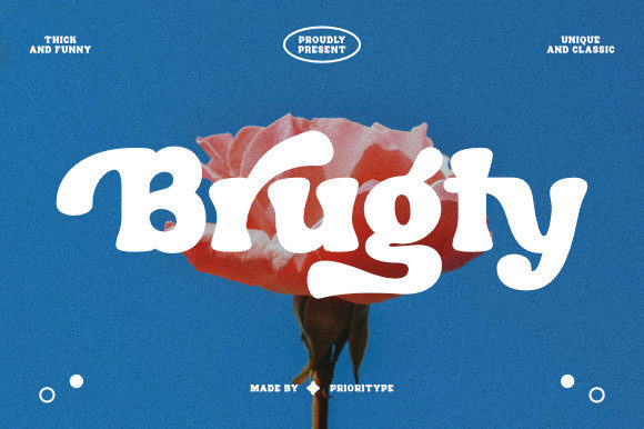 Brugty: A Bold Display Font for Your Brand