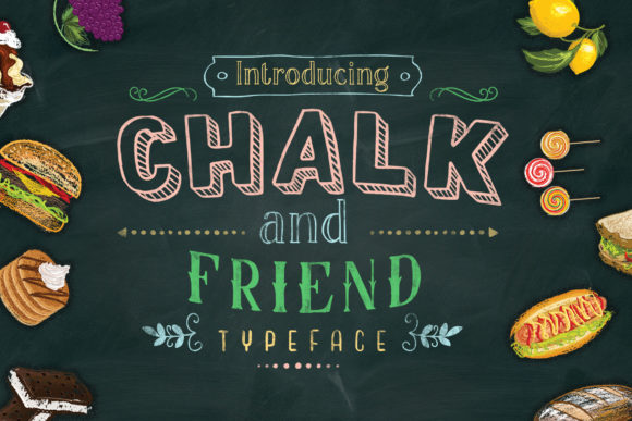 Chalk and Friend: A Versatile Display Font for Branding