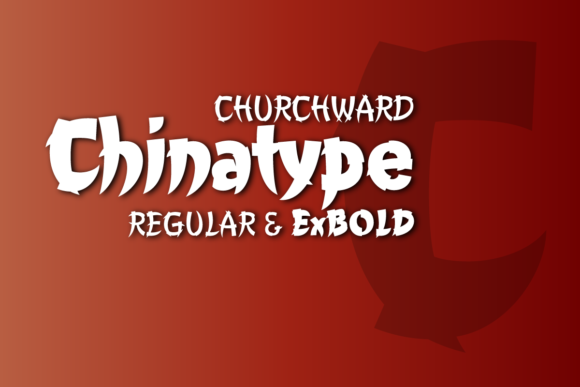 Churchward Chinatype: A Spooky Display Font for Bold Branding