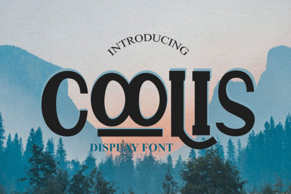 Coolis: A Bold Display Font for Modern Editorial Design
