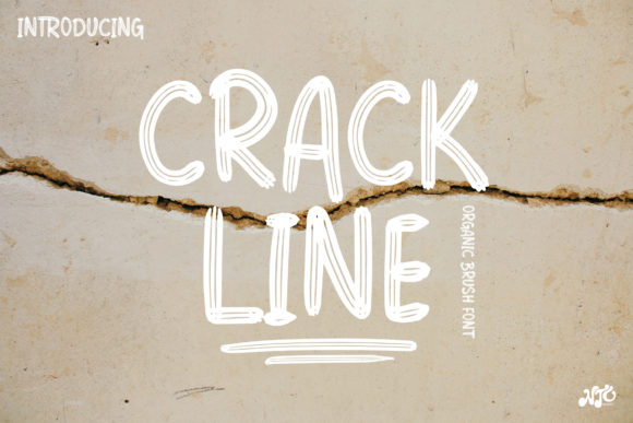 Crack Line: A Bold Display Font for Your Brand