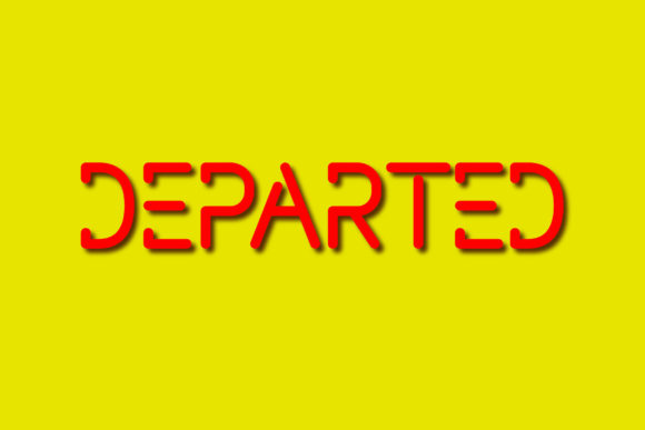 Departed: A Modern Display Font for Bold Branding