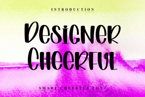 Designer Cheerful Font for Crafters