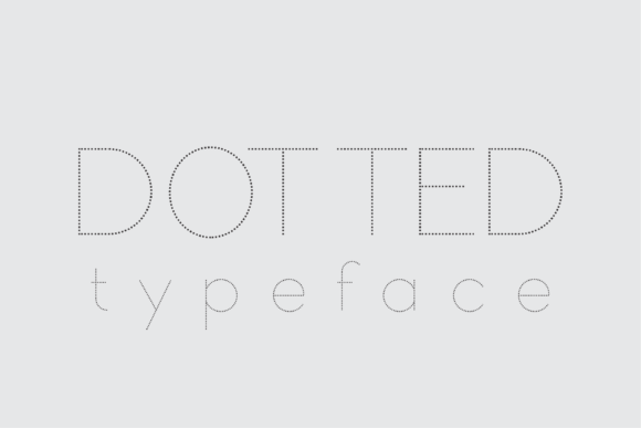 Dotted: A Unique Display Font for Business Branding
