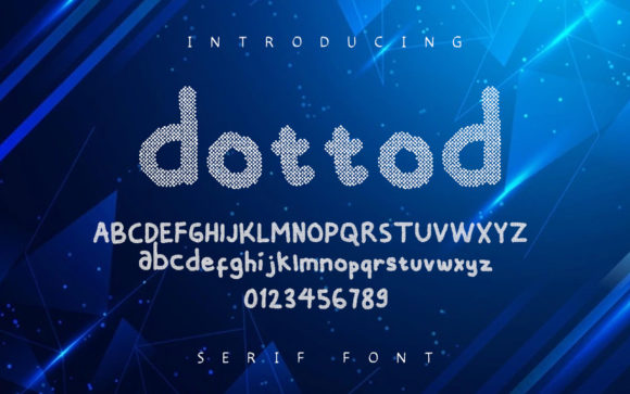 Dottod: A Dot-Style Display Font for Modern Web Design