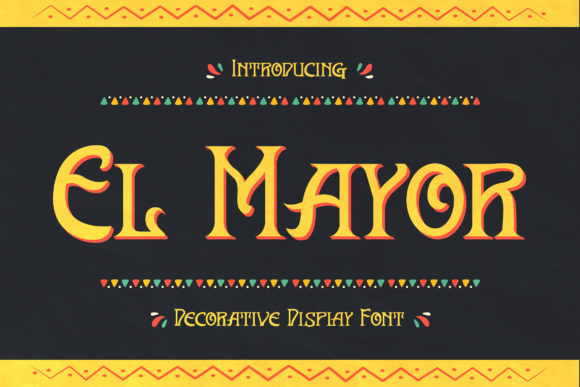 El Mayor: A Vintage Display Font for Editorial Design