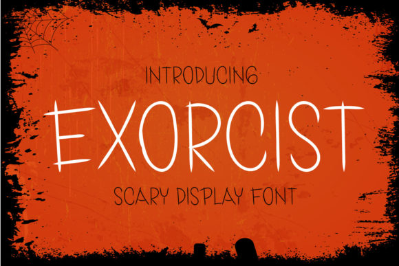 Exorcist: A Spooky Display Font for Editorial Impact