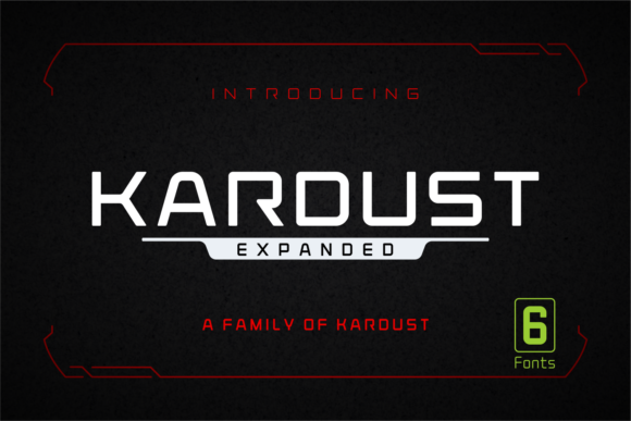 Kardust: A Modern Display Font for Digital Brands