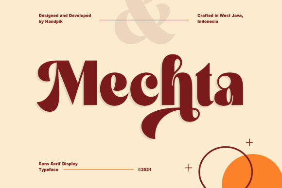 Mechta: A Bold Display Font for Brand Identity