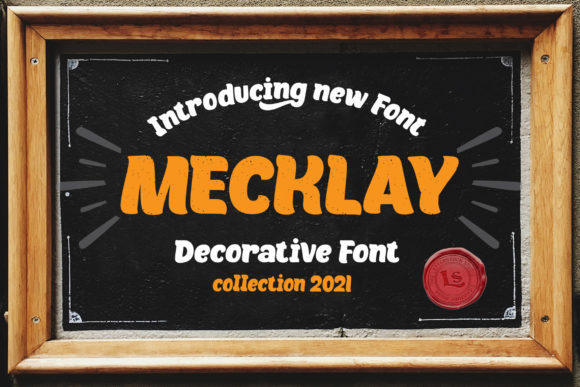 Mecklay: A Bold Display Font for Web Design