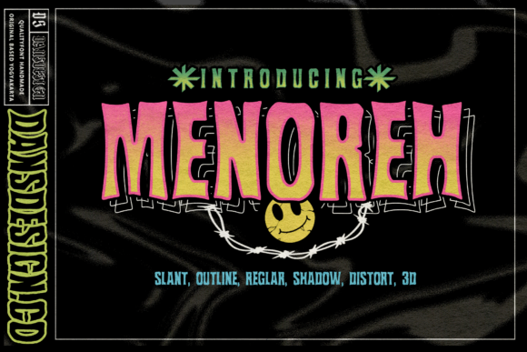 Menoreh: A Bold Display Font for Modern Editorial Design