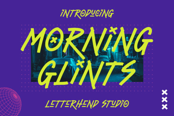 Morning Glints: A Display Font for Polished Branding