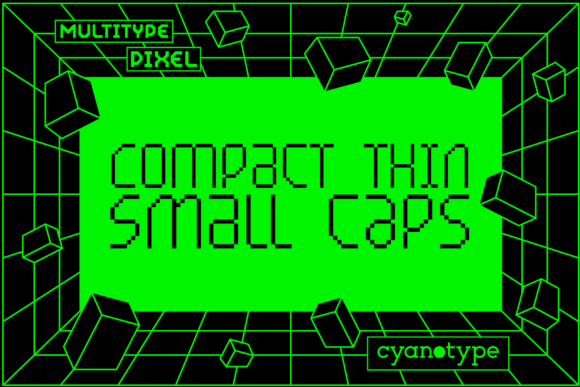 MultiType Pixel Compact Thin: A Unique Display Font for Branding