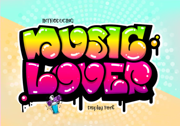 Music Lover: A Bold Graffiti Display Font Review