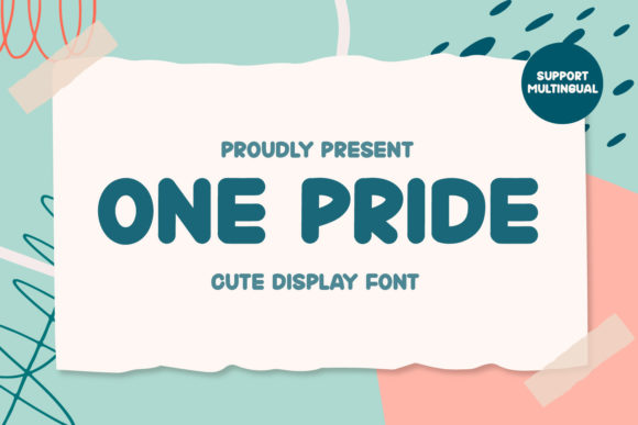 One Pride: A Playful Display Font for Web Design
