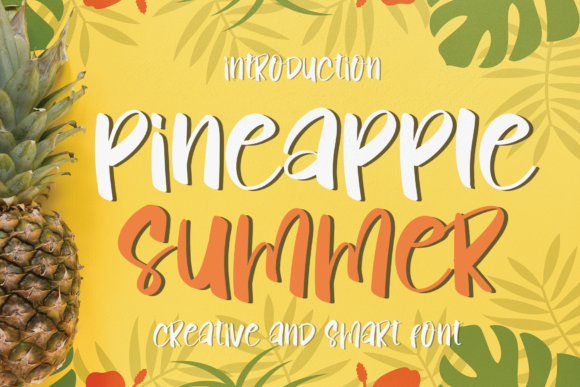 Pineapple Summer: A Friendly Display Font for Your Brand