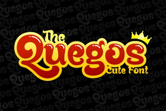 Quegos: A Retro Graffiti Display Font for Editorial Design