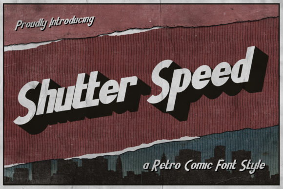 Shutter Speed: A Bold Display Font for Makers