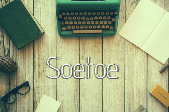 Soetoe: A Modern Display Font for Web Design