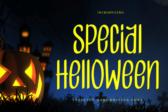 Special Helloween: A Trendy Display Font for Campaigns