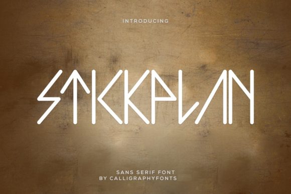 Stickplan: A Modern Display Font for Your Brand