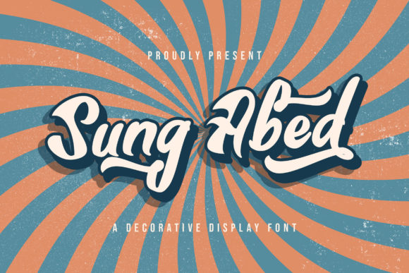 Sung Abed: A Bold Display Font for Brand Identity