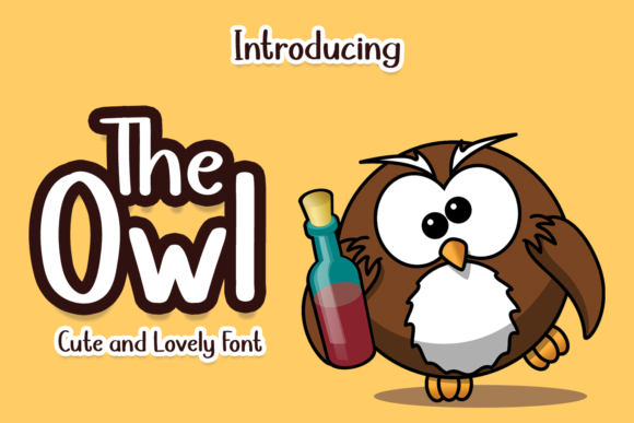 The Owl: A Playful Display Font for Your Brand