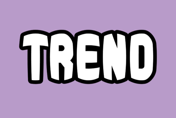 Trend: The Chunky Display Font for Bold Campaigns